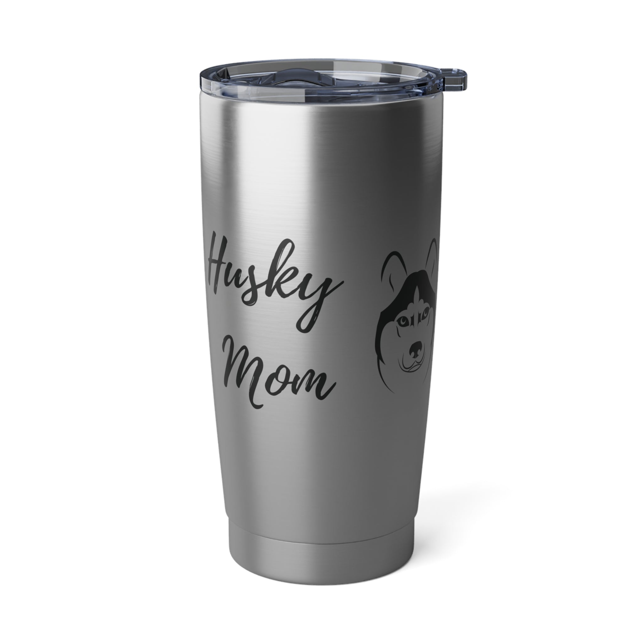 Custom Husky Mom Stainless Tumbler 20oz for Hot and Cold Drinks Gift for Her Dog Mom Gift Husky Dog Lover