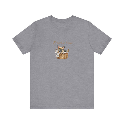 Frenchie Lover Womens Tshirt  Comfy Bella+Canvas Style Gift for Her, Dog Mom Gift, Dog Lover Fun Dog Shirt