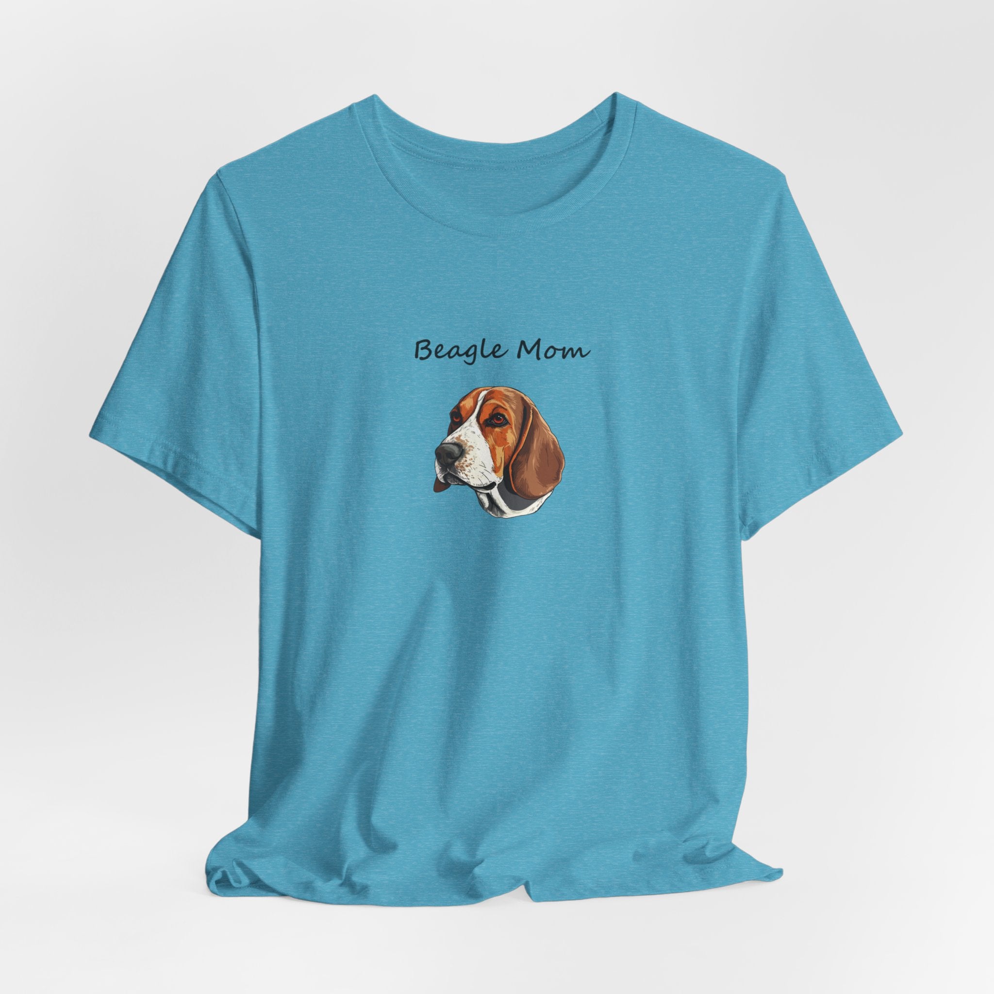 Beagle Lover Dog Mom Unisex Jersey Short Sleeve Tee, Gift for Her, Bella Canvas, Dog Mom Shirt, Dog Lover Gift, Birthday Gift, Dog Mom