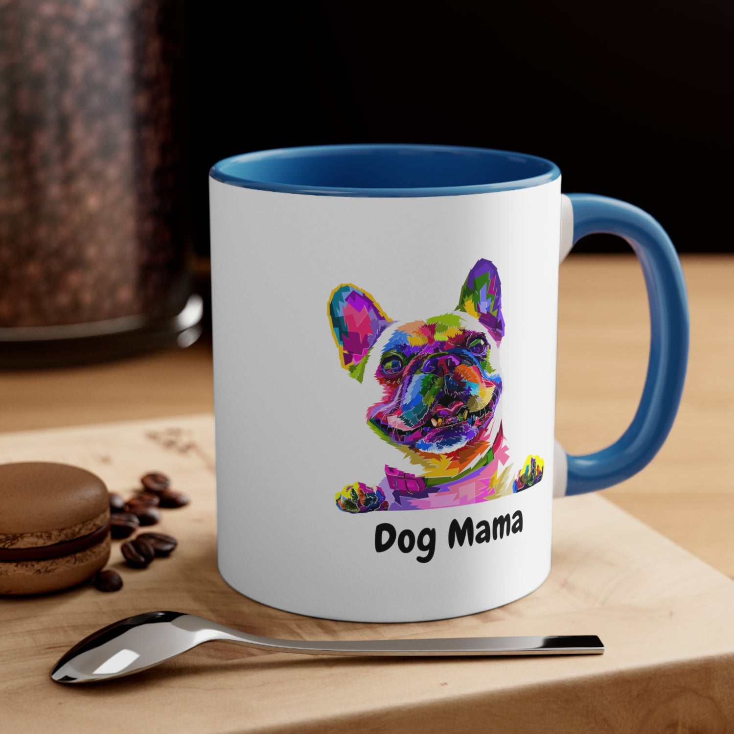 Custom Frenchie Mug Ceramic Coffee Mug, 11oz Multi Colors