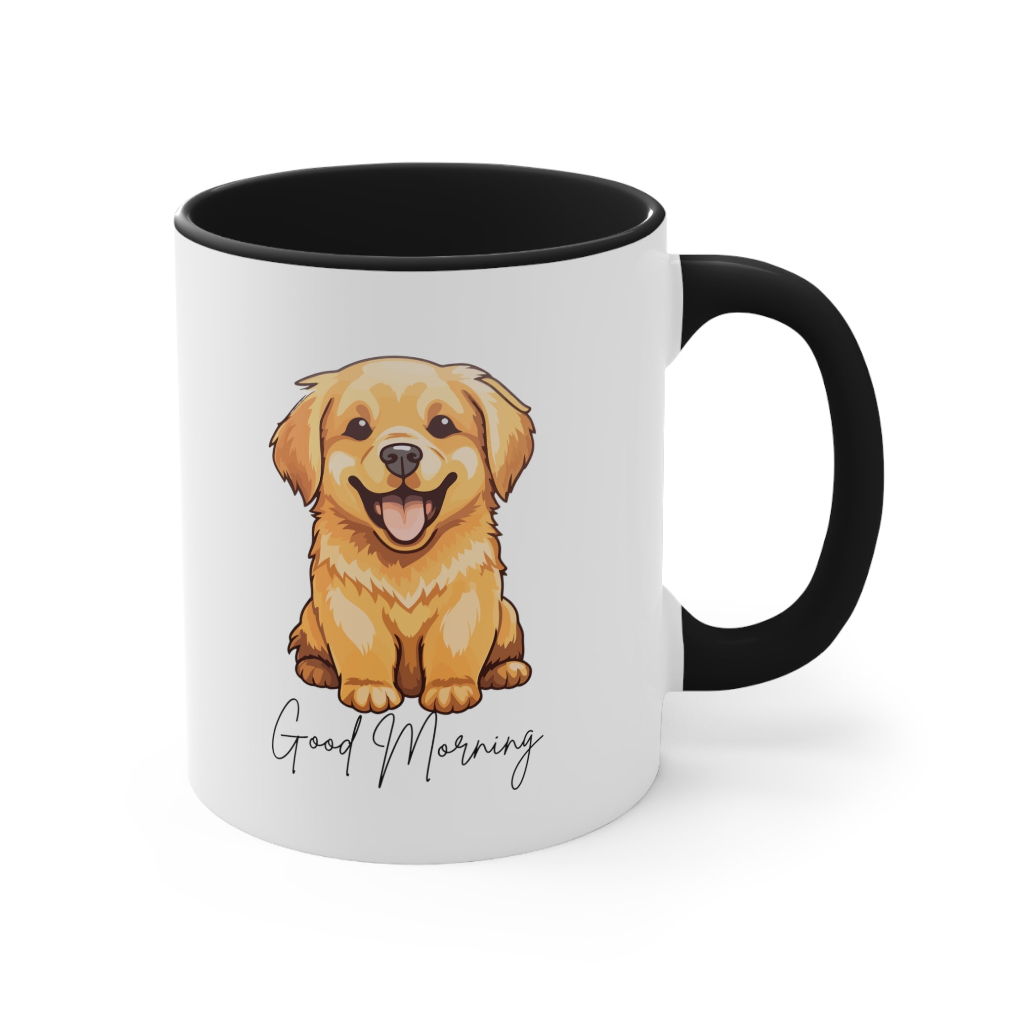 Good Mornings Cute Puppy Coffee Mug  11oz Multi Colors Cute Dog Mug, Dog Mom Gift, Funny Dog Cup Gift for Her