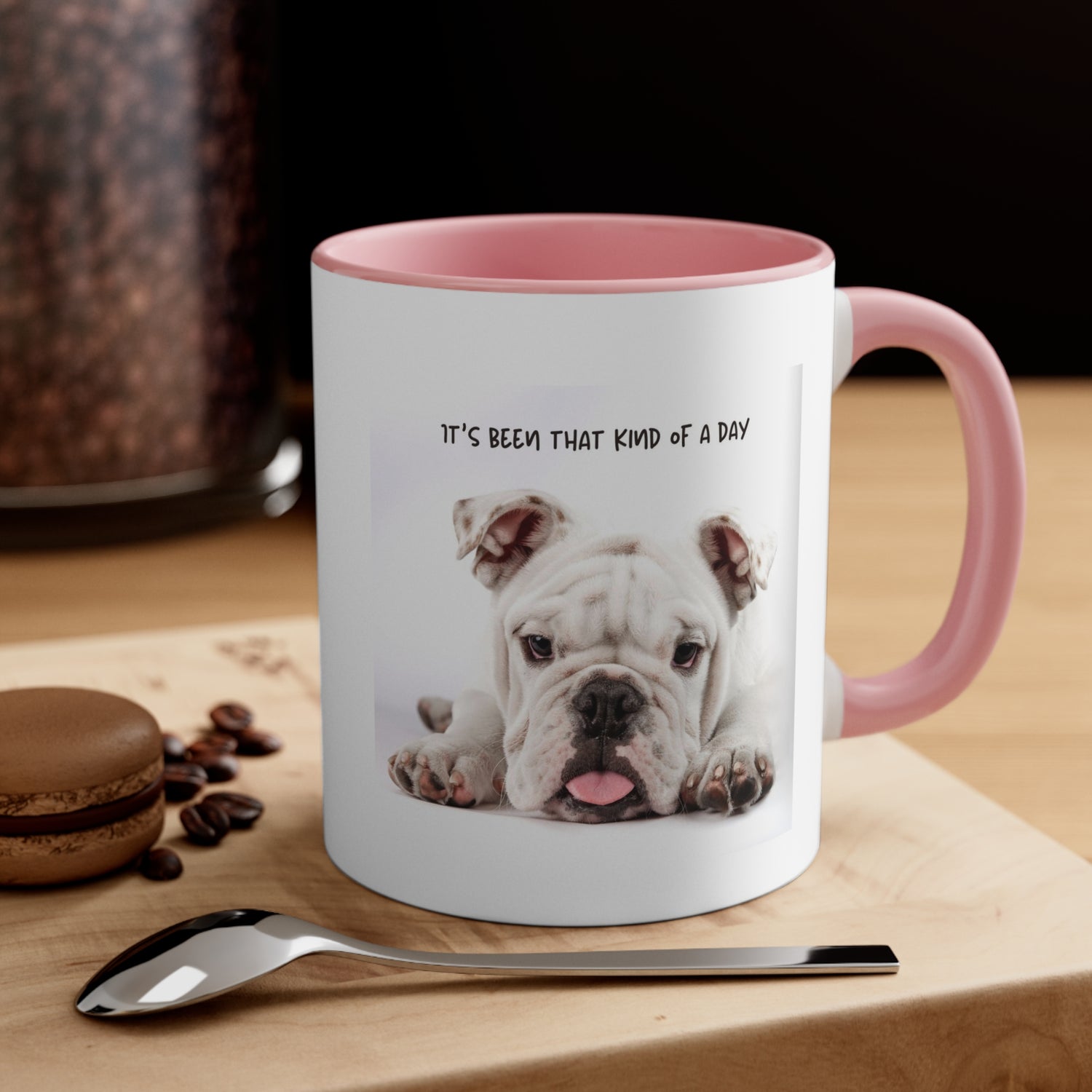 Its Been That Kind of a Day Custom Dog Portrait Accent Coffee Mug, 11oz Multi Colored Mugs Gifts for Dog Lover Gift for Pet Owner Printify