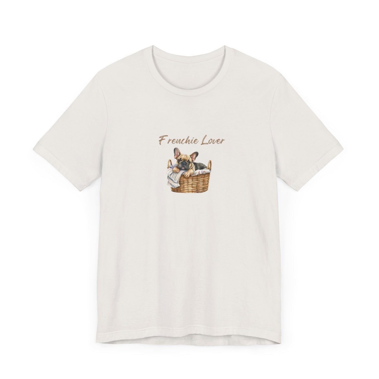 Frenchie Lover Womens Tshirt  Comfy Bella+Canvas Style Gift for Her, Dog Mom Gift, Dog Lover Fun Dog Shirt