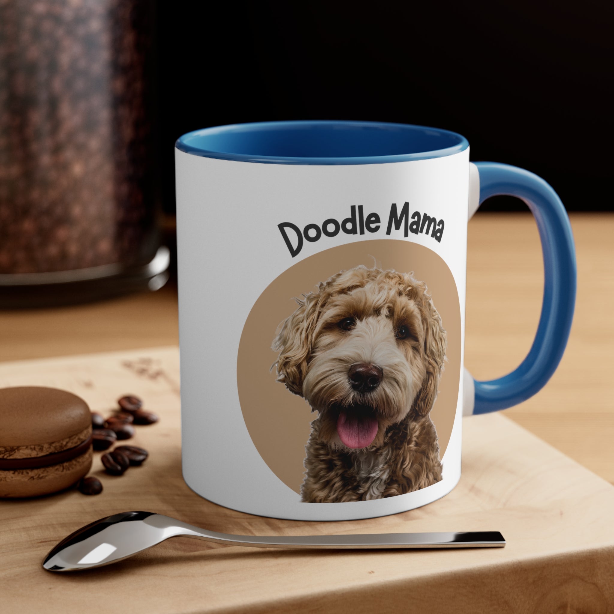 Custom Doodle Mama Coffee Mug, 11oz Multi Colors Classic Style Dog Lover Gifts Special Dog Gifts Holiday Gifts Printify