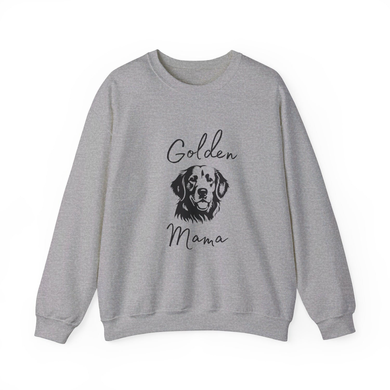Labrador Mama Dog Lover Crewneck Sweatshirt College Style Gift for Her, Golden Retriever Mom, Dog People Shirt