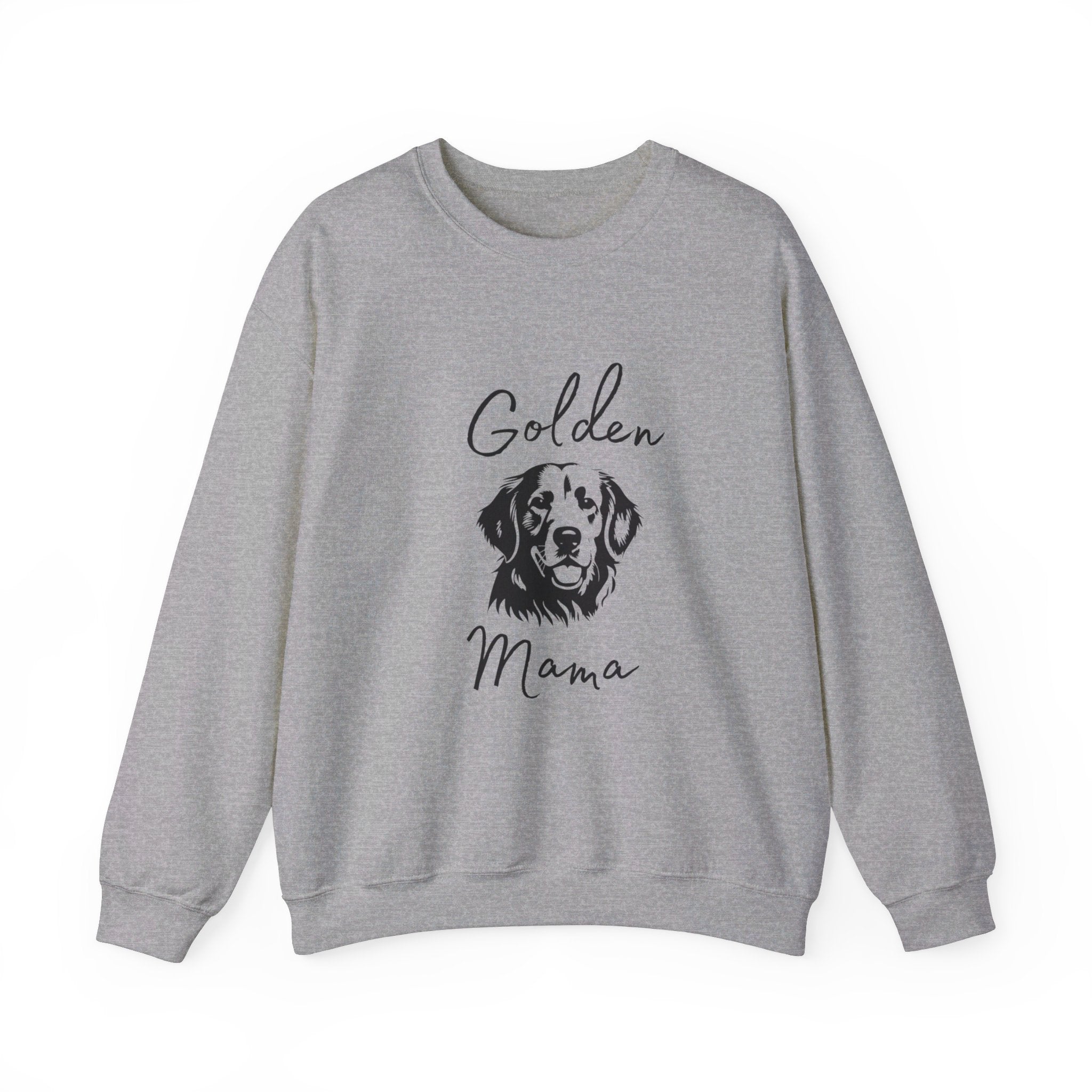 Golden Labrador Mama Dog Lover Crewneck Sweatshirt College Style Gift for Her, Golden Retriever Mom, Dog People Shirt
