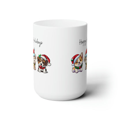 Holiday Corgi Coffee Mug