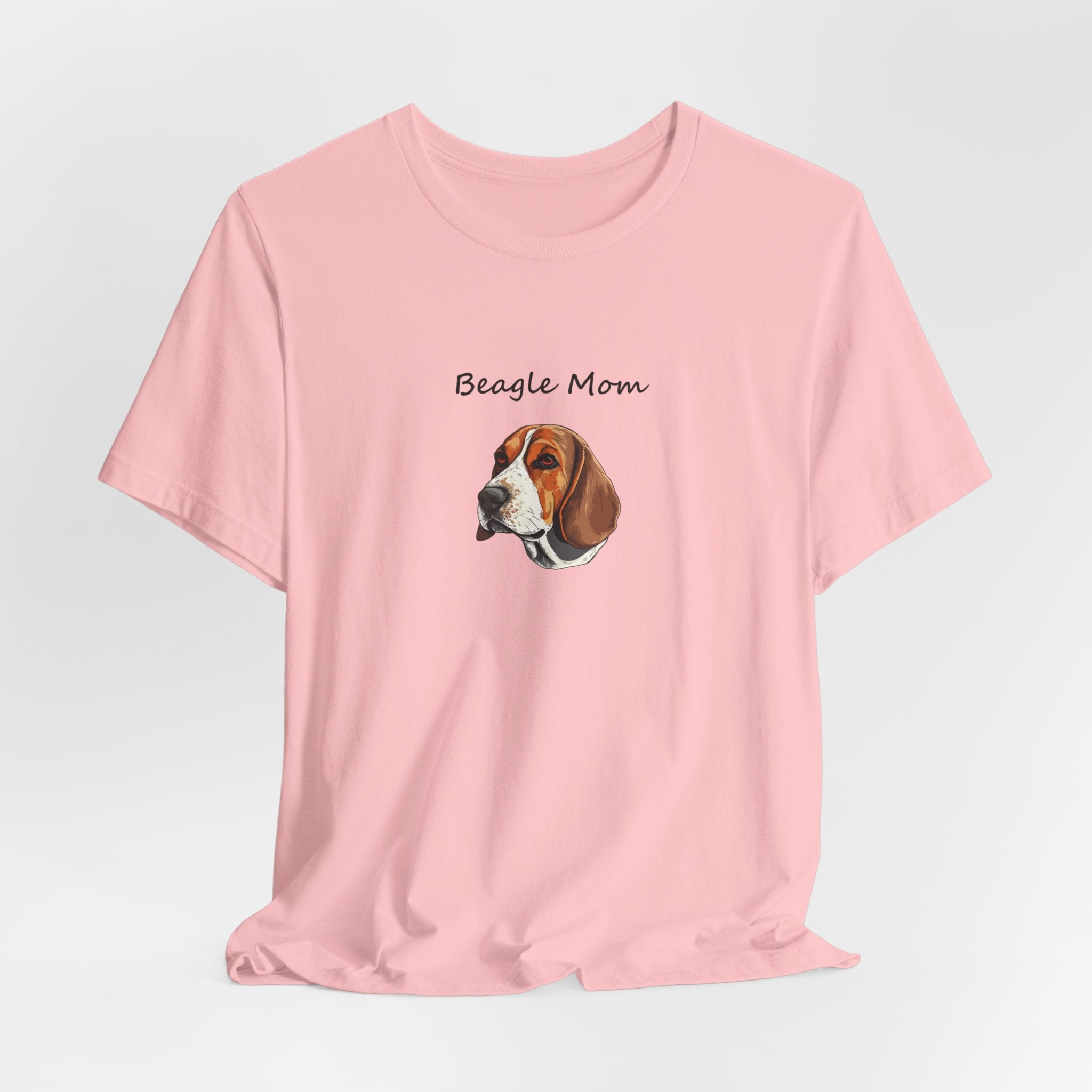 Beagle Lover Dog Mom Unisex Jersey Short Sleeve Tee, Gift for Her, Bella Canvas, Dog Mom Shirt, Dog Lover Gift, Birthday Gift, Dog Mom