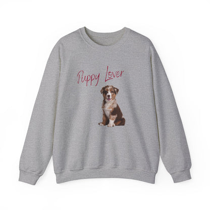 Puppy Lover Sweatshirt – Cute &amp; Comfy Oversized Crewneck for Dog Lovers