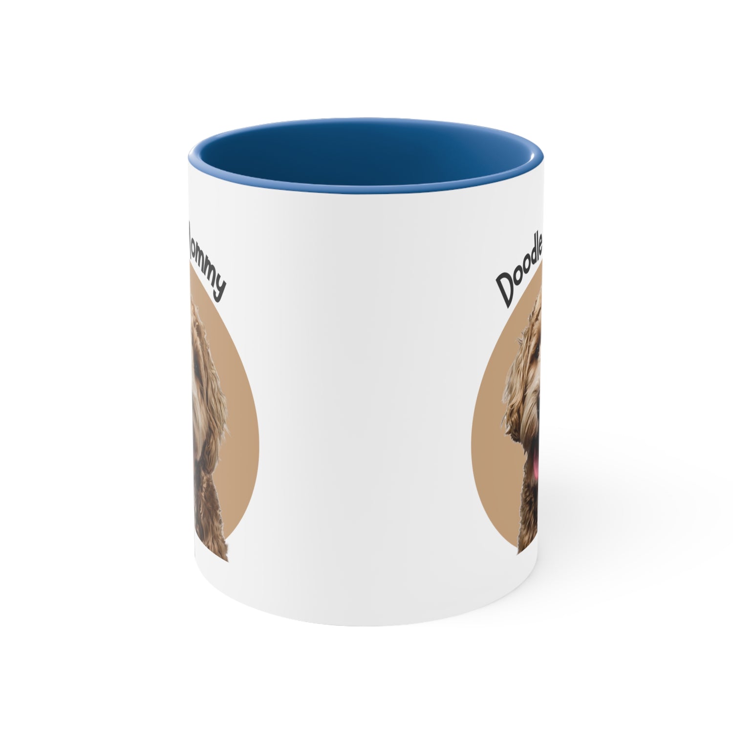 Custom Doodle Mommy Coffee Mug, 11oz Multi Colors Classic Style Dog Lover Gifts Special Dog Gifts Holiday Gifts Printify