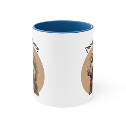 Custom Doodle Mommy Coffee Mug, 11oz Multi Colors Classic Style Dog Lover Gifts Special Dog Gifts Holiday Gifts Printify