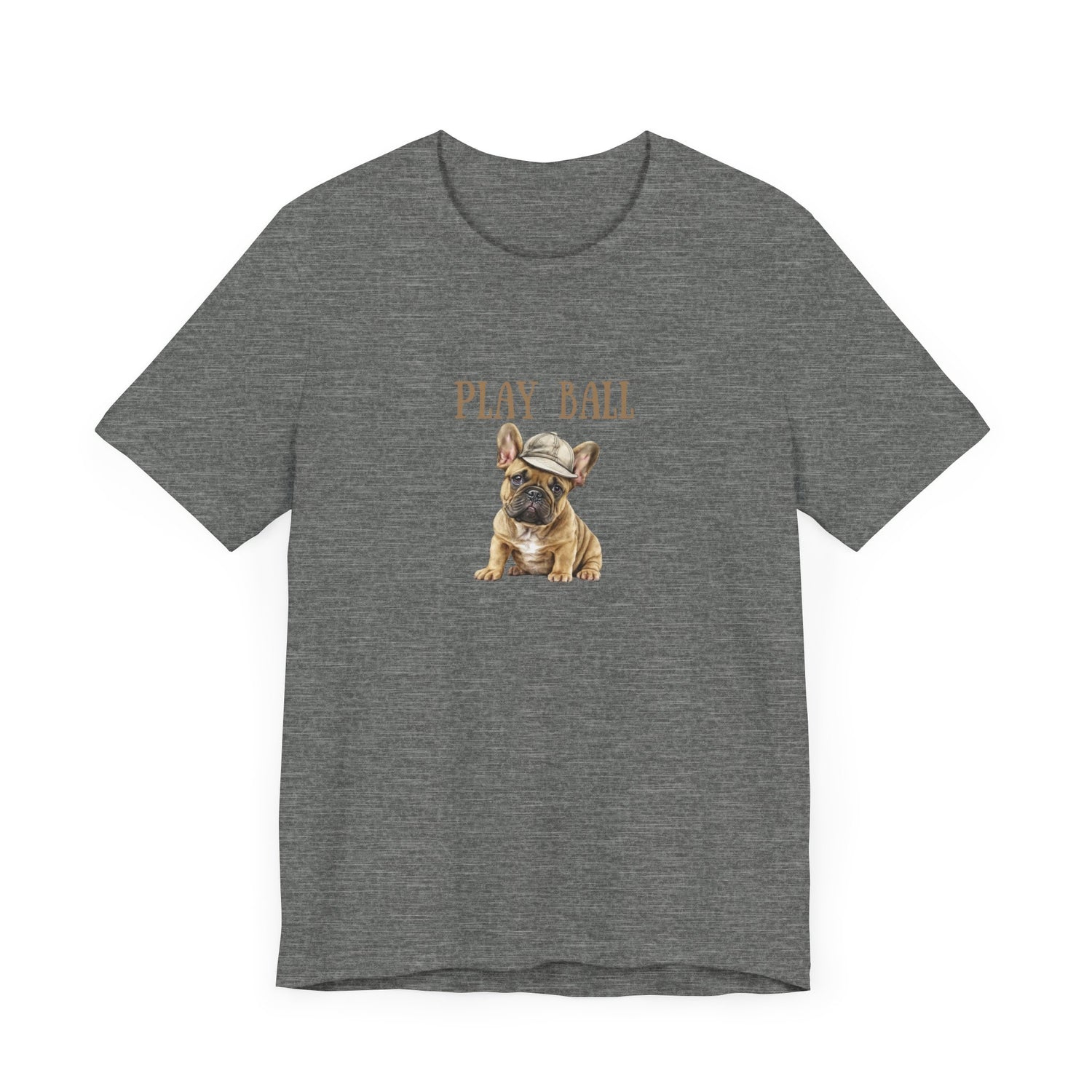 Play Ball with Frenchie Dog on Comfy Bella+Canvas Style Tshirt Dog lover, french bulldog, pet owner gifts for her gifts for him