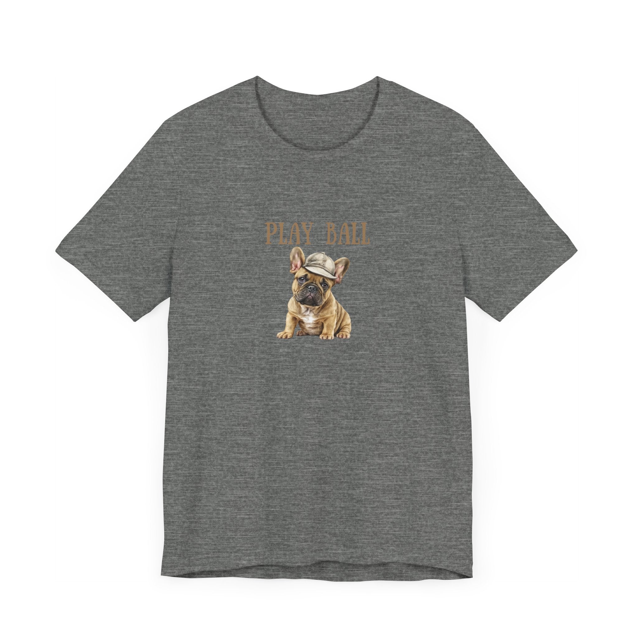 Play Ball with Frenchie Dog on Comfy Bella+Canvas Style Tshirt Dog lover, french bulldog, pet owner gifts for her gifts for him