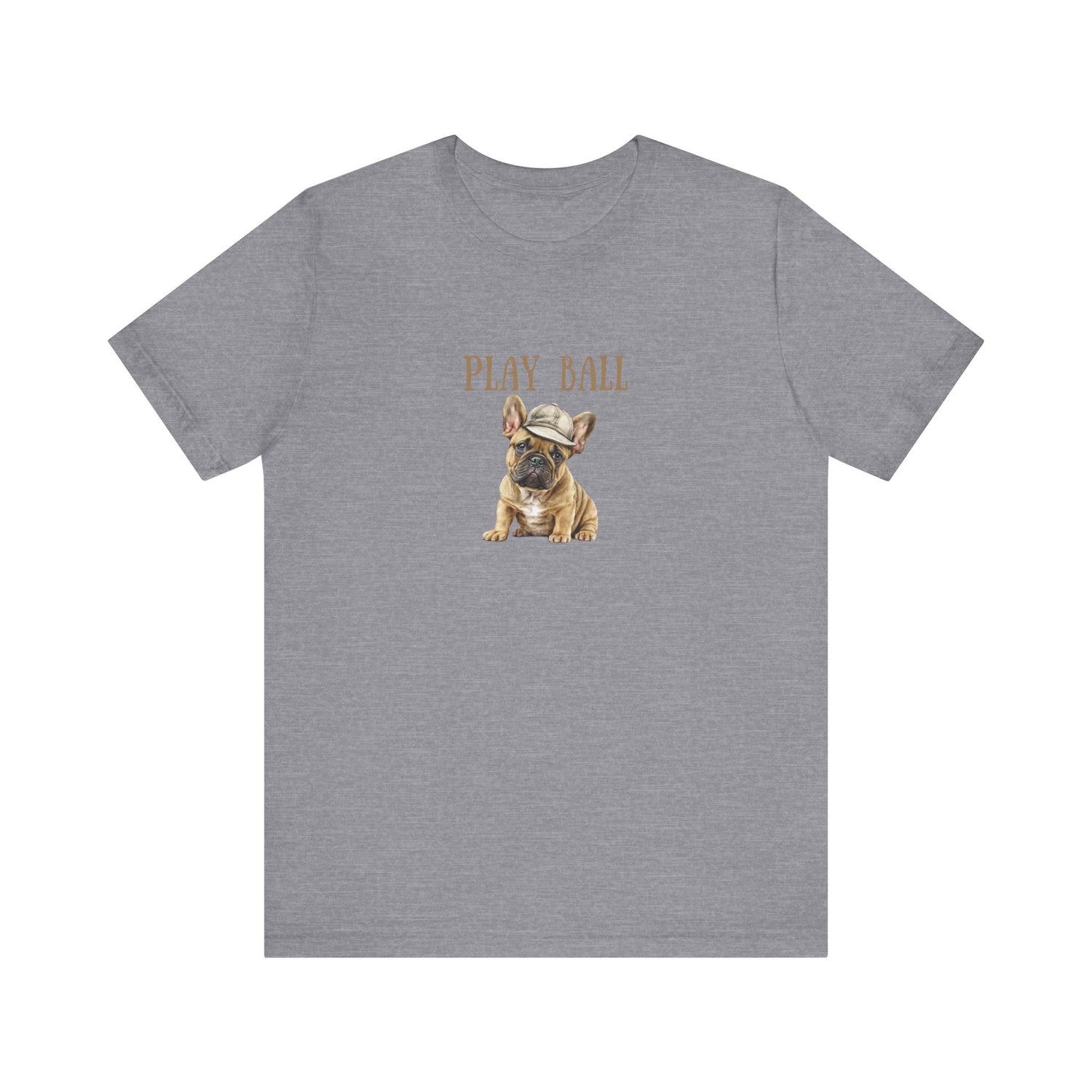 Play Ball with Frenchie Dog on Comfy Bella+Canvas Style Tshirt Dog lover, french bulldog, pet owner gifts for her gifts for him