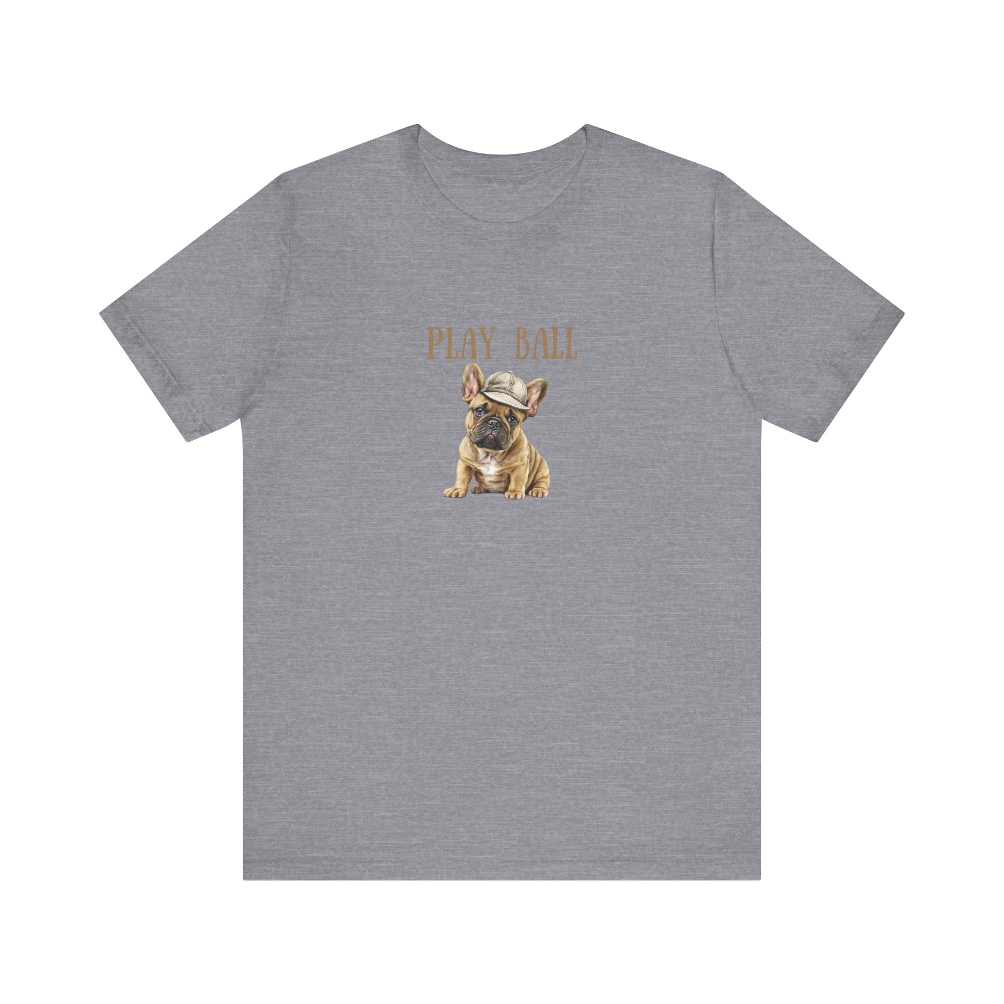 Play Ball with Frenchie Dog on Comfy Bella+Canvas Style Tshirt Dog lover, french bulldog, pet owner gifts for her gifts for him