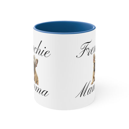 Baseball Frenchie Mamma Custom Multi-Color Coffee Mug for Dog Owners