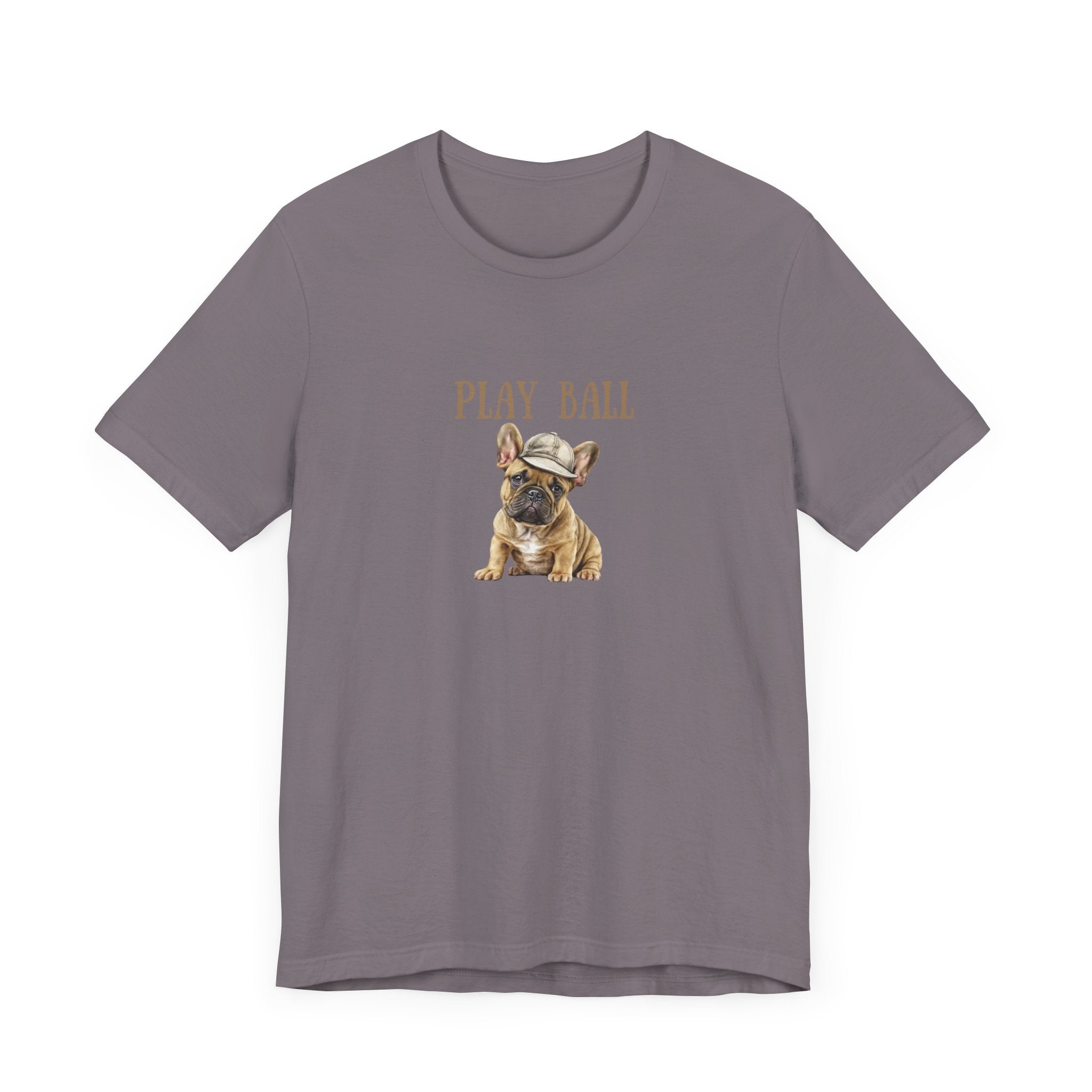 Play Ball with Frenchie Dog on Comfy Bella+Canvas Style Tshirt Dog lover, french bulldog, pet owner gifts for her gifts for him