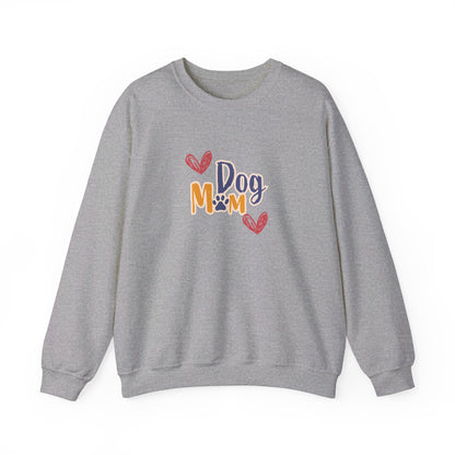 Dog Mom Crewneck Sweatshirt College Style | Perfect Gift for Her, Dog Lover Apparel, Dog People Shirt
