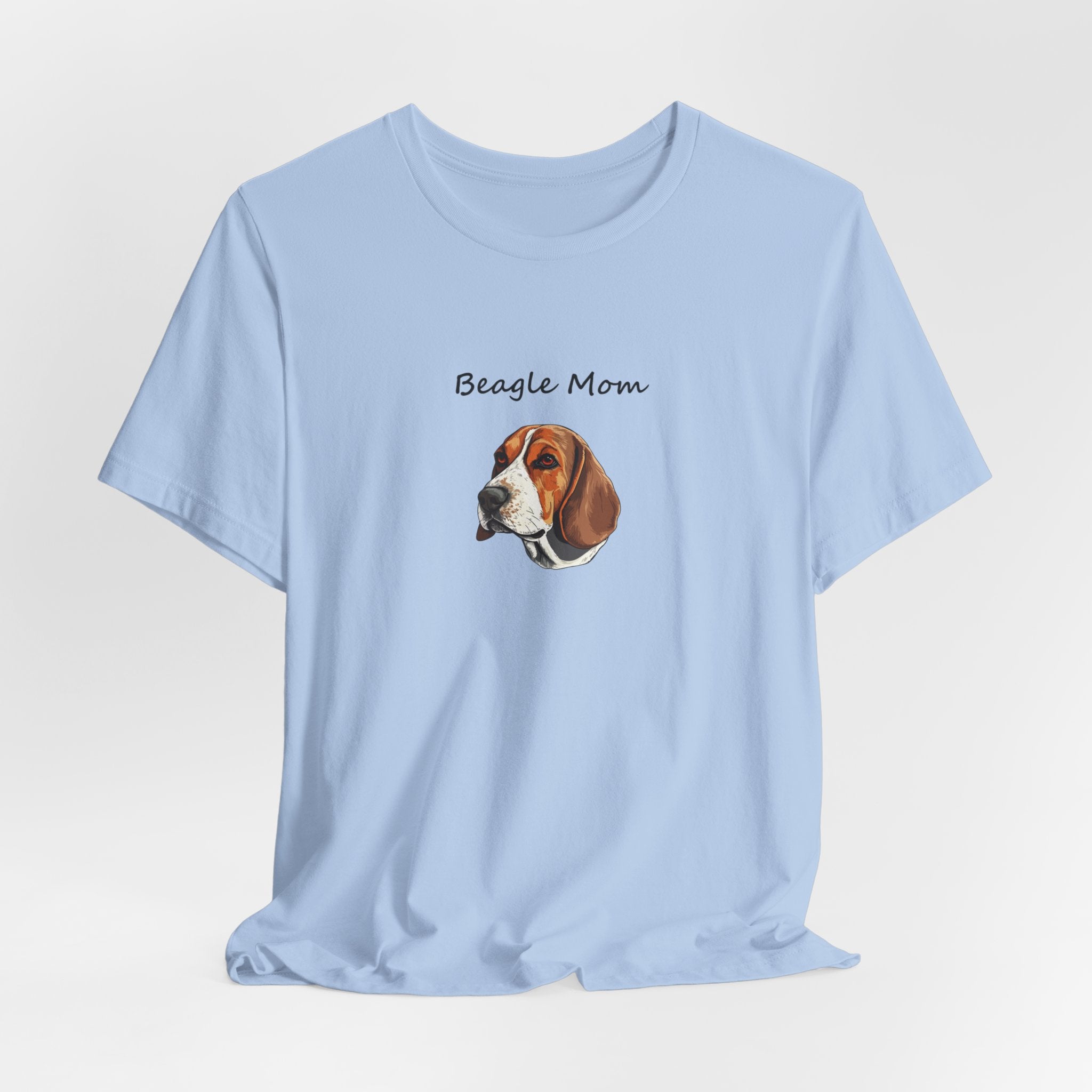 Beagle Lover Dog Mom Unisex Jersey Short Sleeve Tee, Gift for Her, Bella Canvas, Dog Mom Shirt, Dog Lover Gift, Birthday Gift, Dog Mom