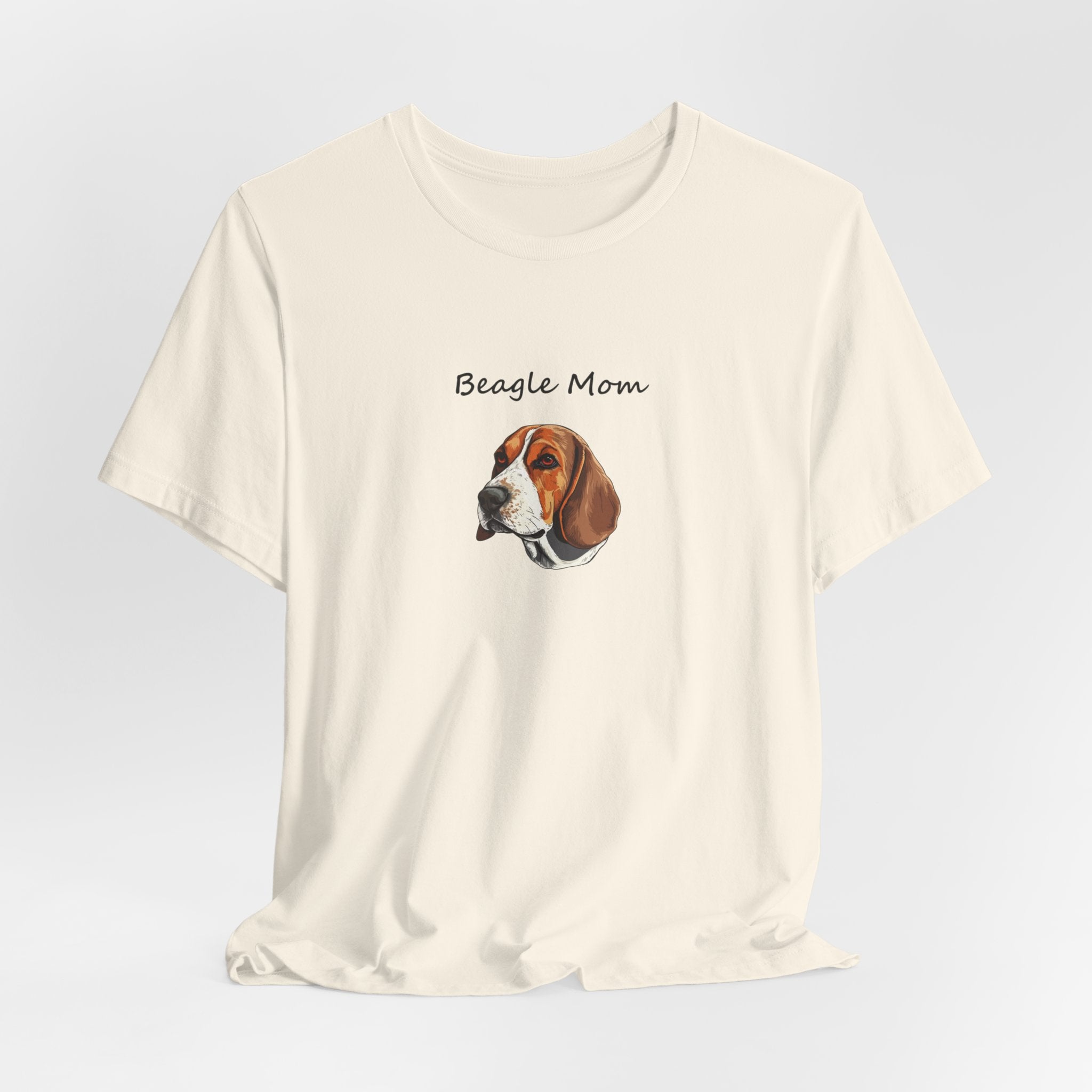 Beagle Lover Dog Mom Unisex Jersey Short Sleeve Tee, Gift for Her, Bella Canvas, Dog Mom Shirt, Dog Lover Gift, Birthday Gift, Dog Mom