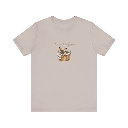 Frenchie Lover Womens Tshirt  Comfy Bella+Canvas Style Gift for Her, Dog Mom Gift, Dog Lover Fun Dog Shirt