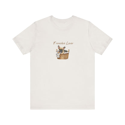 Frenchie Lover Womens Tshirt  Comfy Bella+Canvas Style Gift for Her, Dog Mom Gift, Dog Lover Fun Dog Shirt