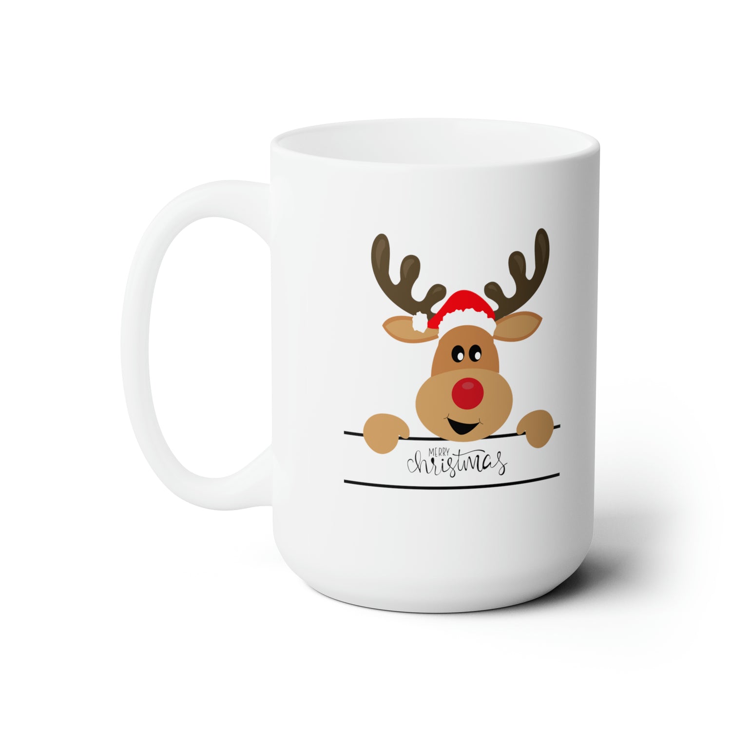Cuppa Holiday Cheer with my Reindeer Mugs Classic Happy Holiday Ceramic Mug 15oz Gifts for Holiday Cups Cozy Cups Reindeer Mug Gifts Printify