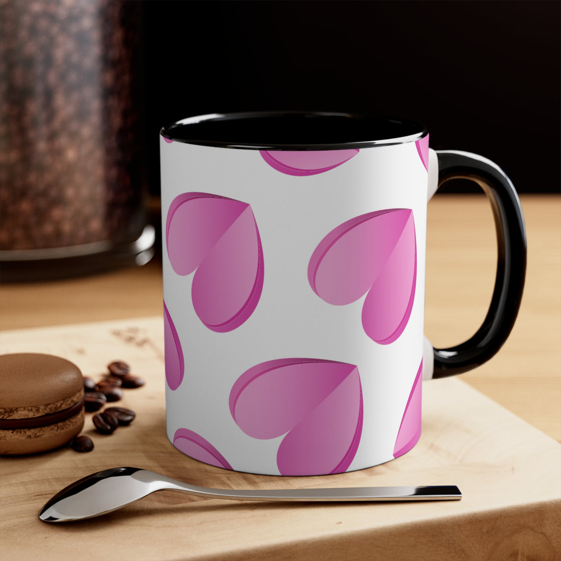 Valentines Hearts Custom Coffee Mug 11oz Gifts