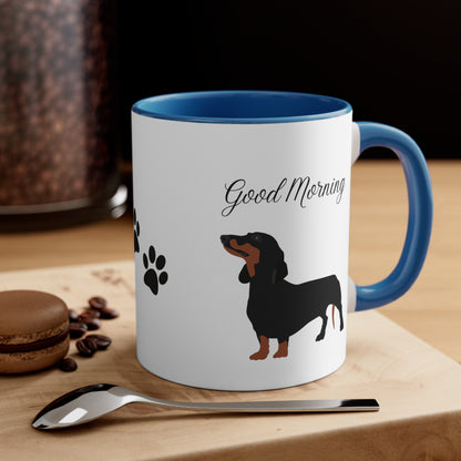 Dachshund Custom Coffee Mug 11oz Multi Colors, Dog Lover Mug, Pet Owner, Gift for Her,