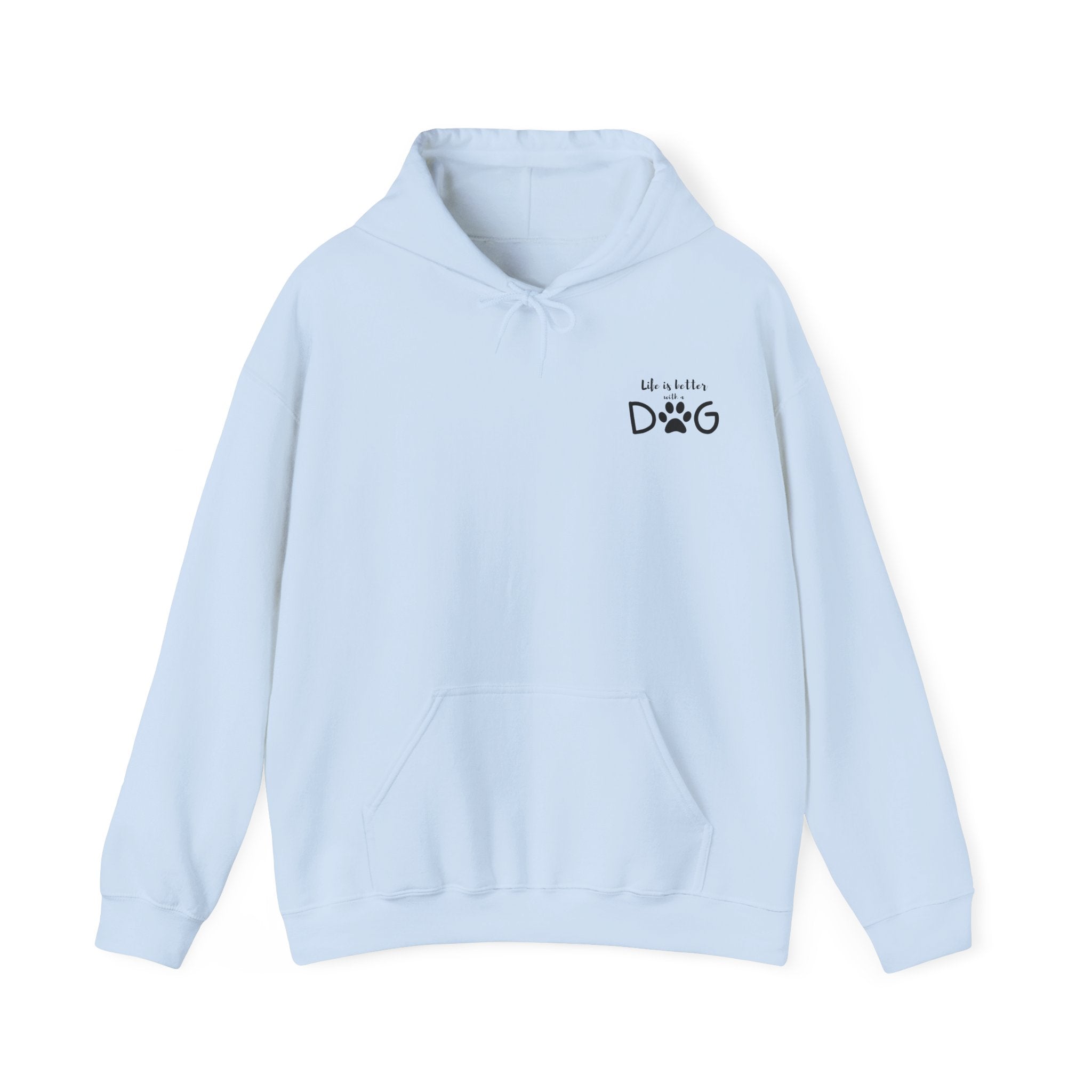 Life is Better with a Dog Hoodie – Cozy Unisex Cotton Pullover for Dog Lovers