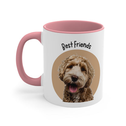 Doodle Best Friends Coffee Mug, 11oz Multi Colors Classic Style Dog Lover Gifts Special Dog Gifts Holiday Gifts Printify