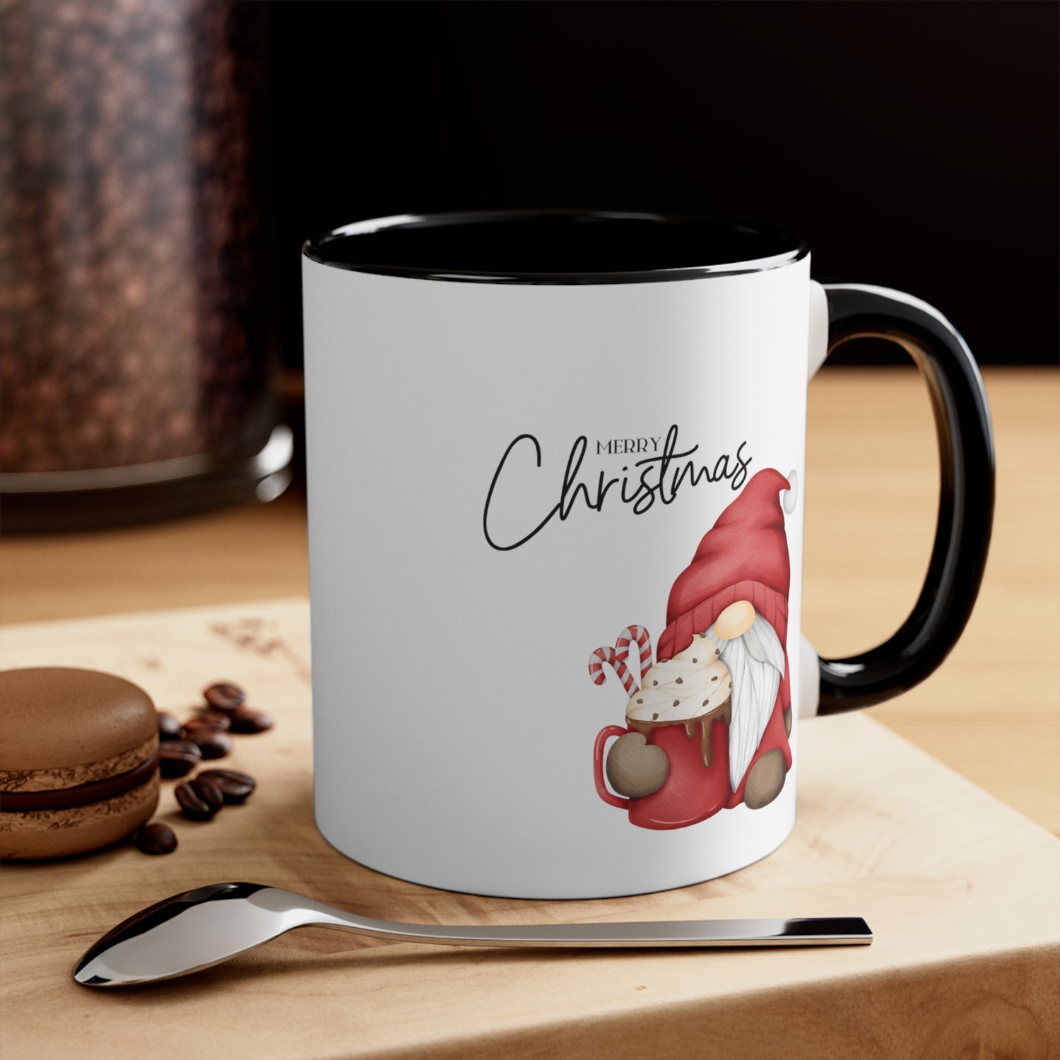 Merry Christmas Holiday Coffee Mug  Ceramic Mug, 11oz Multi Colors