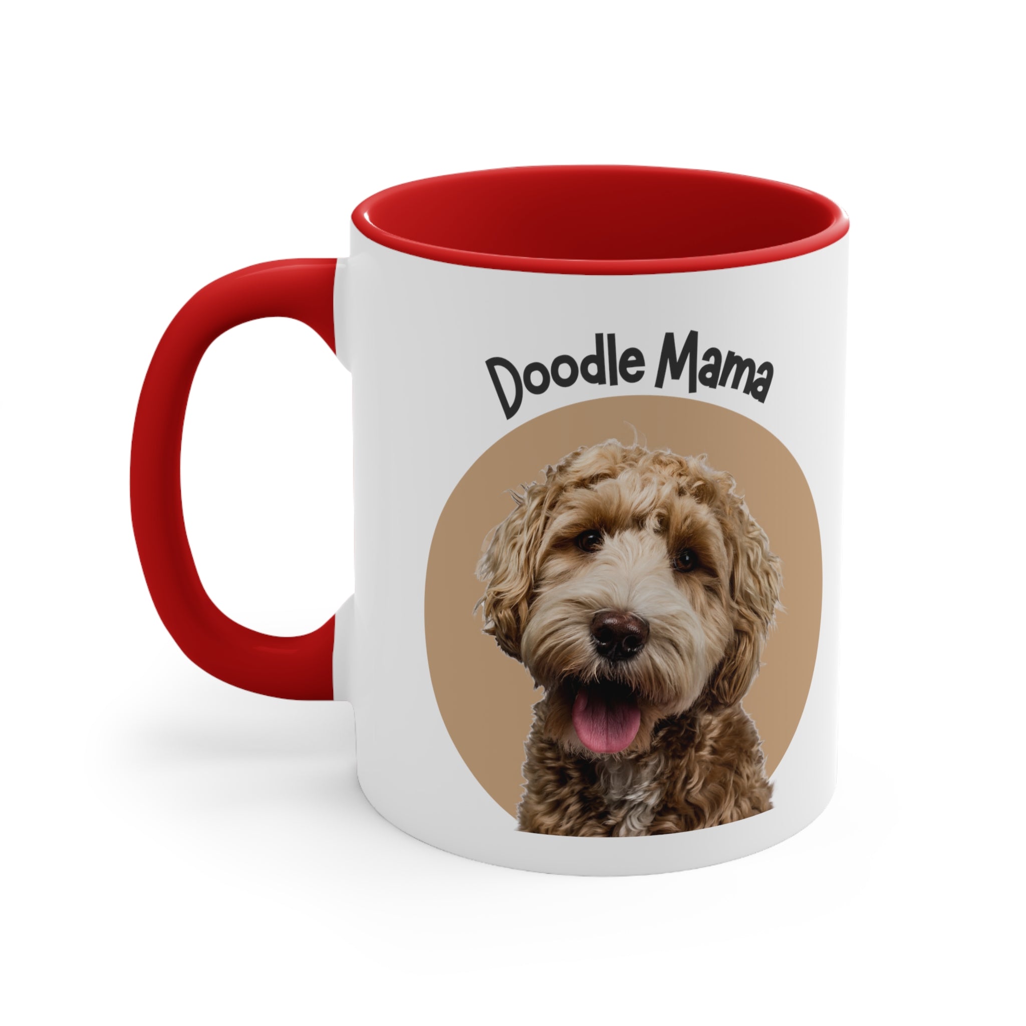 Custom Doodle Mama Coffee Mug, 11oz Multi Colors Classic Style Dog Lover Gifts Special Dog Gifts Holiday Gifts Printify