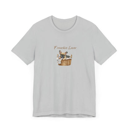 Frenchie Lover Womens Tshirt  Comfy Bella+Canvas Style Gift for Her, Dog Mom Gift, Dog Lover Fun Dog Shirt