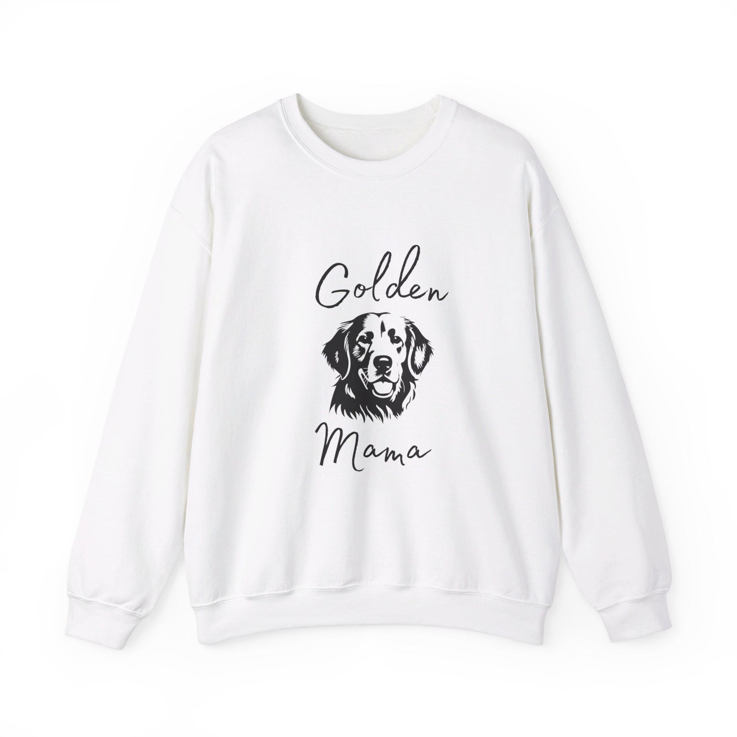 Golden Labrador Mama Dog Lover Crewneck Sweatshirt College Style Gift for Her, Golden Retriever Mom, Dog People Shirt