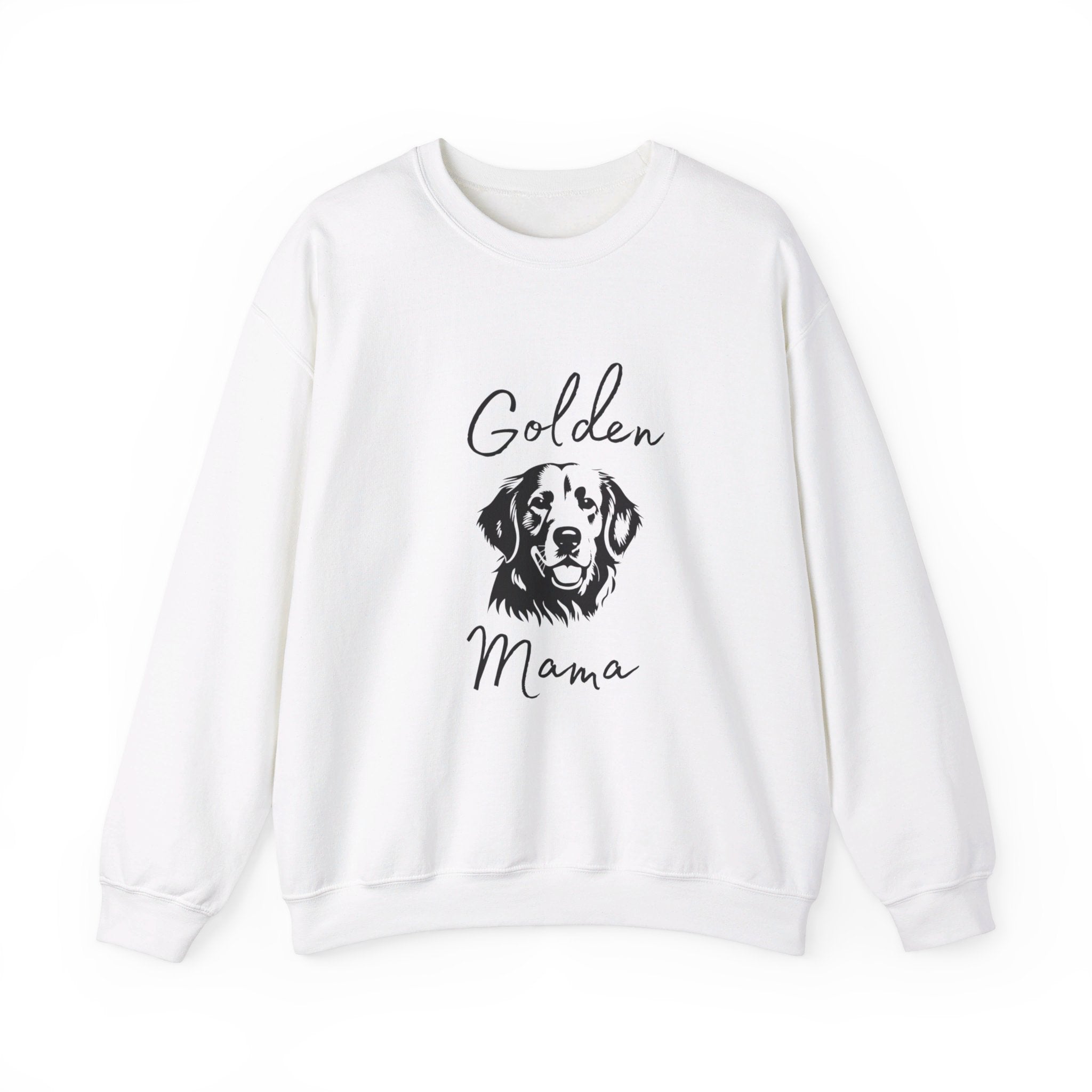 Golden Labrador Mama Dog Lover Crewneck Sweatshirt College Style Gift for Her, Golden Retriever Mom, Dog People Shirt