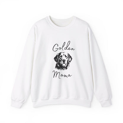 Golden Labrador Mama Dog Lover Crewneck Sweatshirt College Style Gift for Her, Golden Retriever Mom, Dog People Shirt