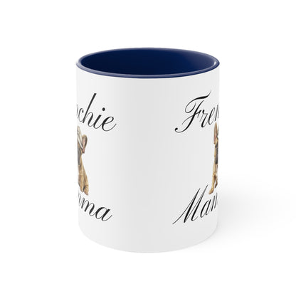Baseball Frenchie Mamma Custom Multi-Color Coffee Mug for Dog Owners