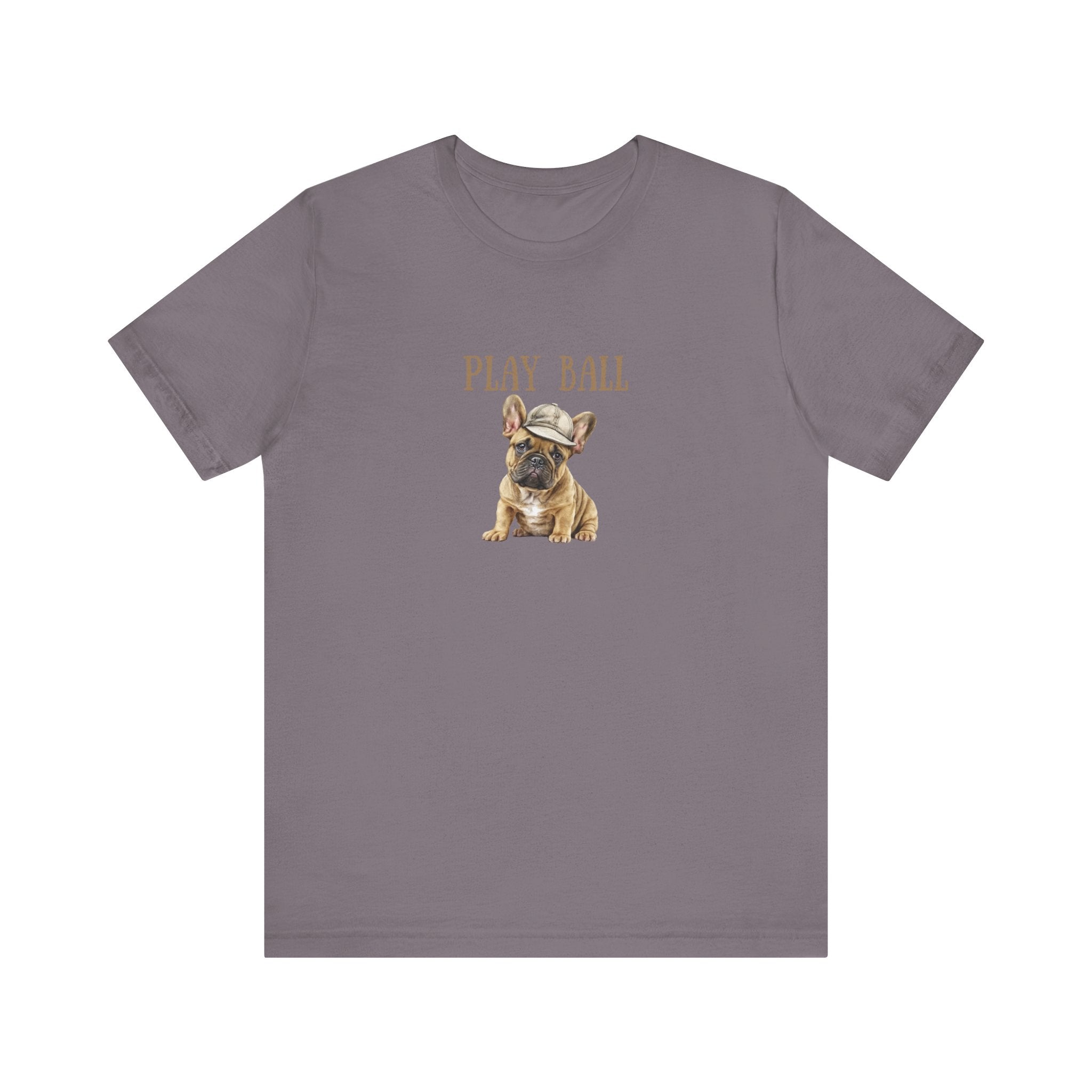 Play Ball with Frenchie Dog on Comfy Bella+Canvas Style Tshirt Dog lover, french bulldog, pet owner gifts for her gifts for him