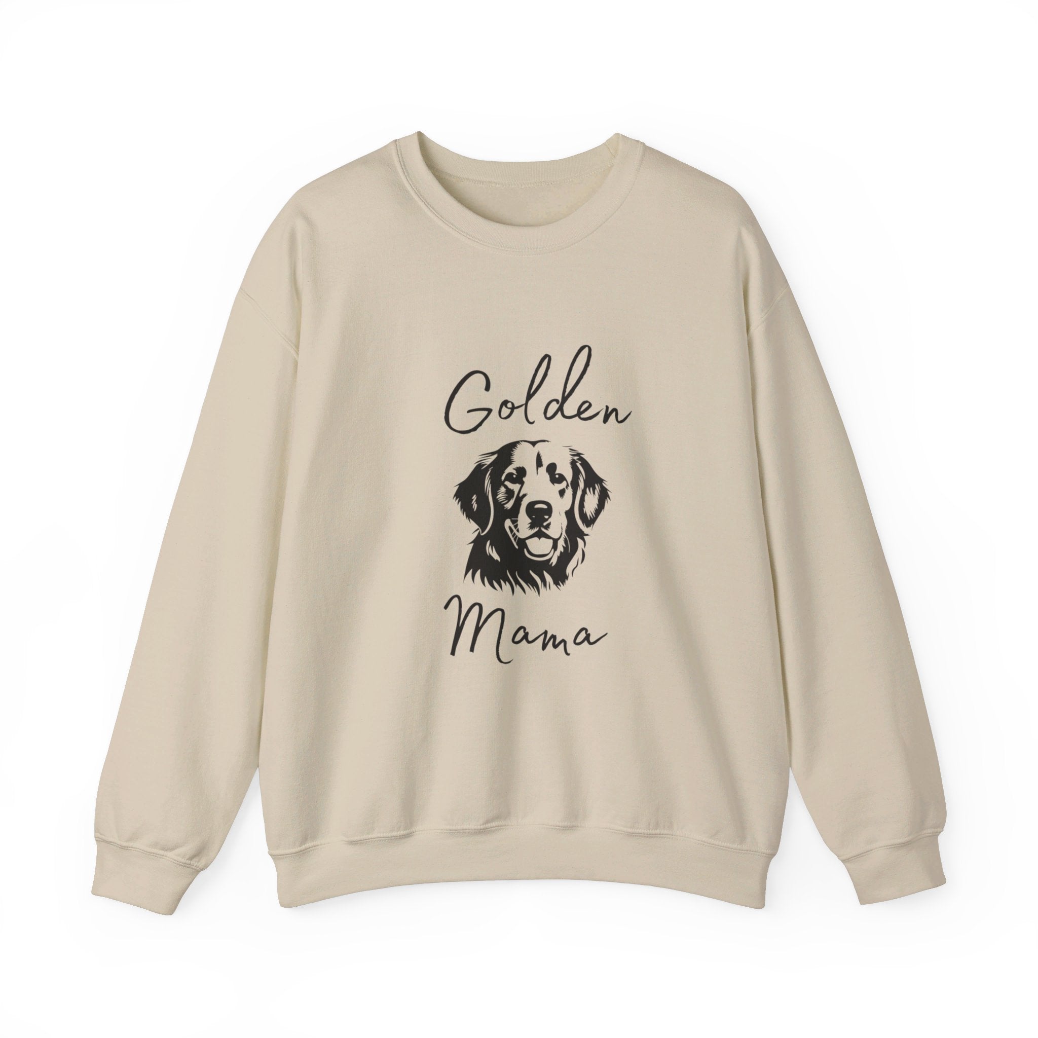 Labrador Mama Dog Lover Crewneck Sweatshirt College Style Gift for Her, Golden Retriever Mom, Dog People Shirt