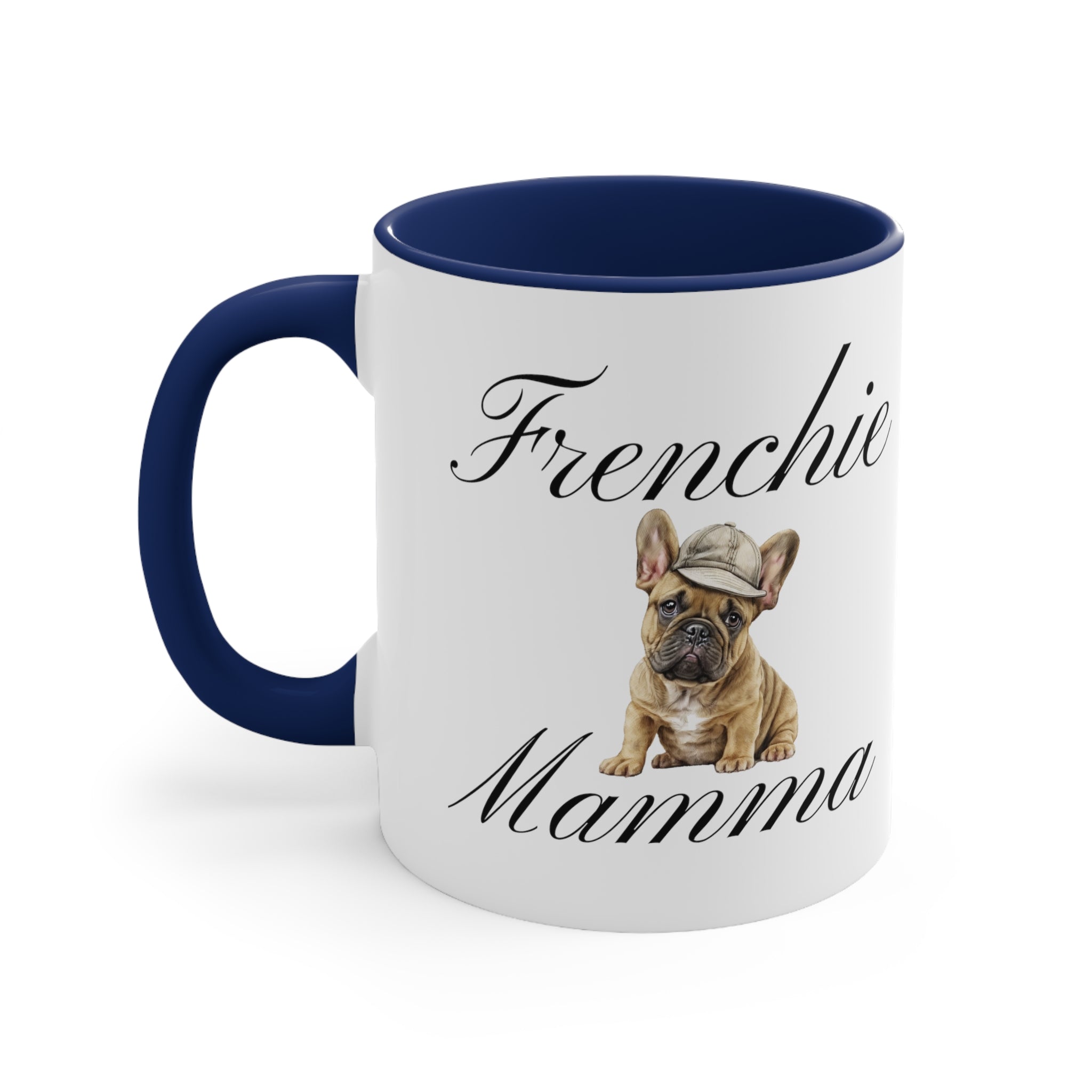 Baseball Frenchie Mamma Custom Multi-Color Coffee Mug for Dog Owners