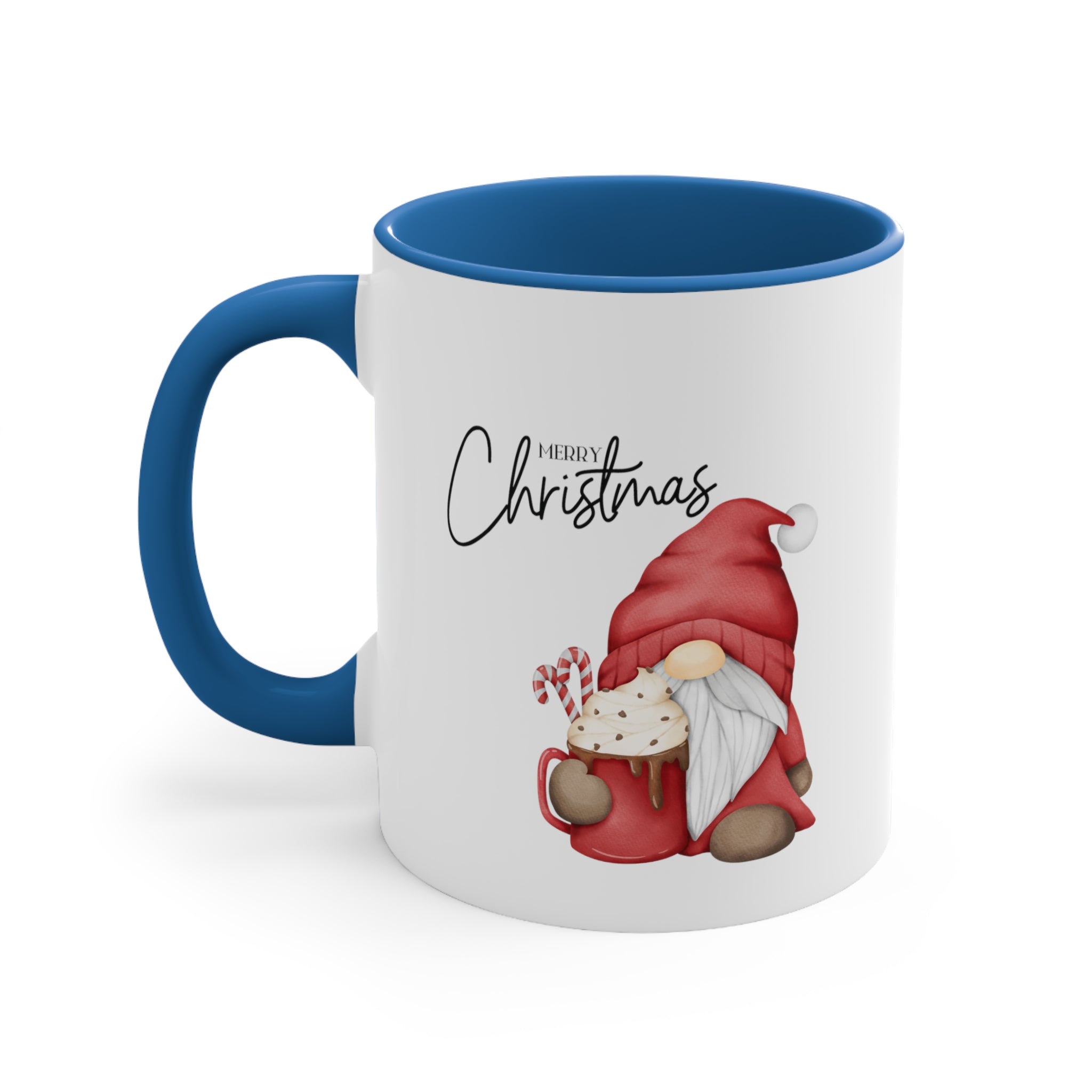 Merry Christmas Holiday Coffee Mug  Ceramic Mug, 11oz Multi Colors