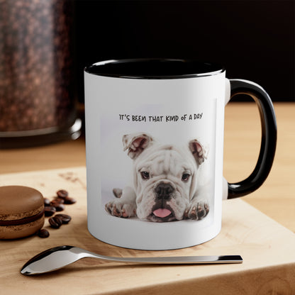 Its Been That Kind of a Day Custom Dog Portrait Accent Coffee Mug, 11oz Multi Colored Mugs Gifts for Dog Lover Gift for Pet Owner Printify