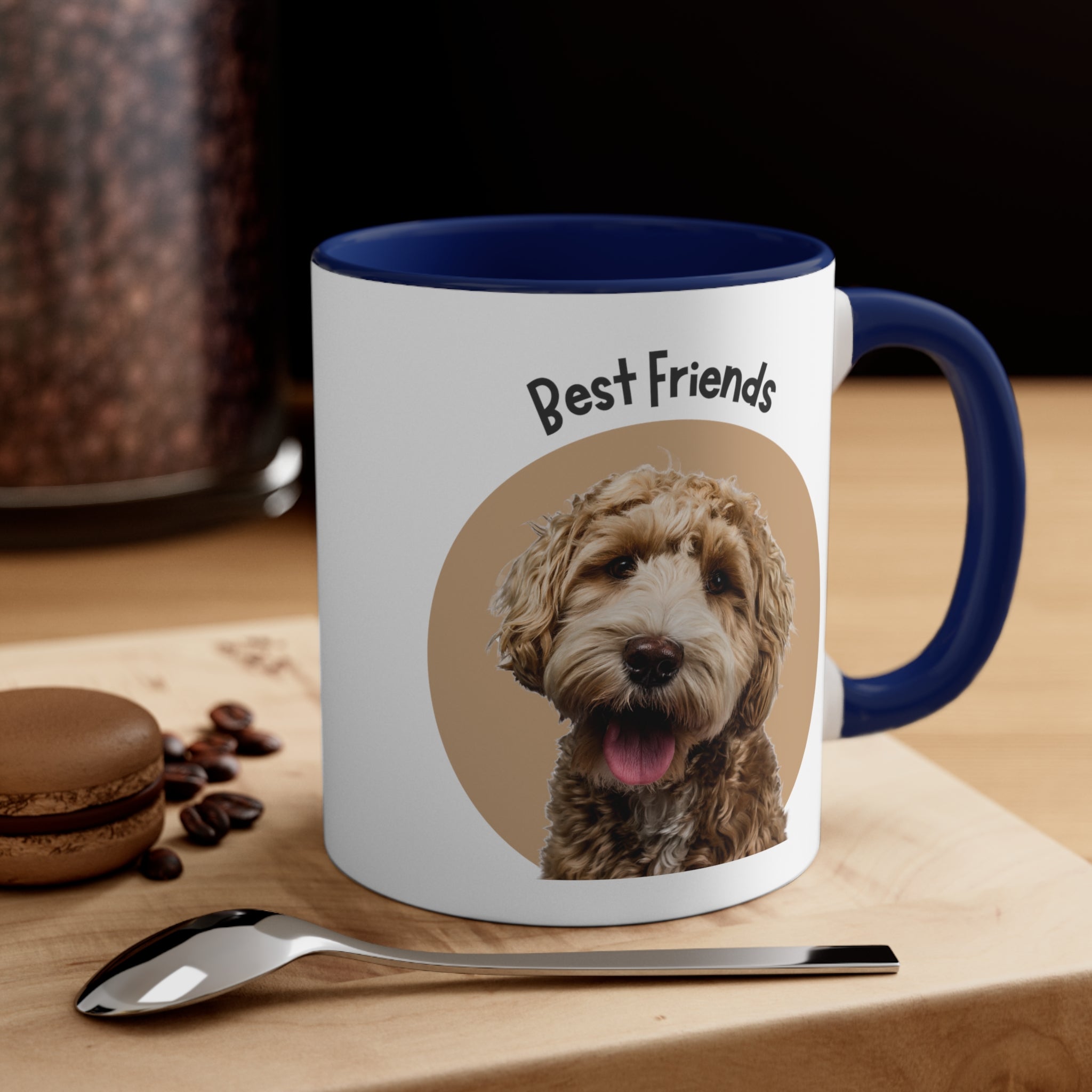 Doodle Best Friends Coffee Mug, 11oz Multi Colors Classic Style Dog Lover Gifts Special Dog Gifts Holiday Gifts Printify