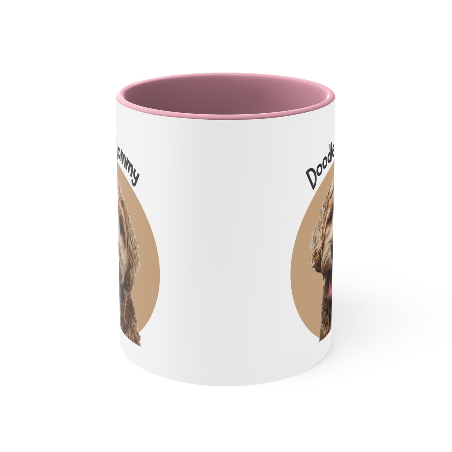 Custom Doodle Mommy Coffee Mug, 11oz Multi Colors Classic Style Dog Lover Gifts Special Dog Gifts Holiday Gifts Printify