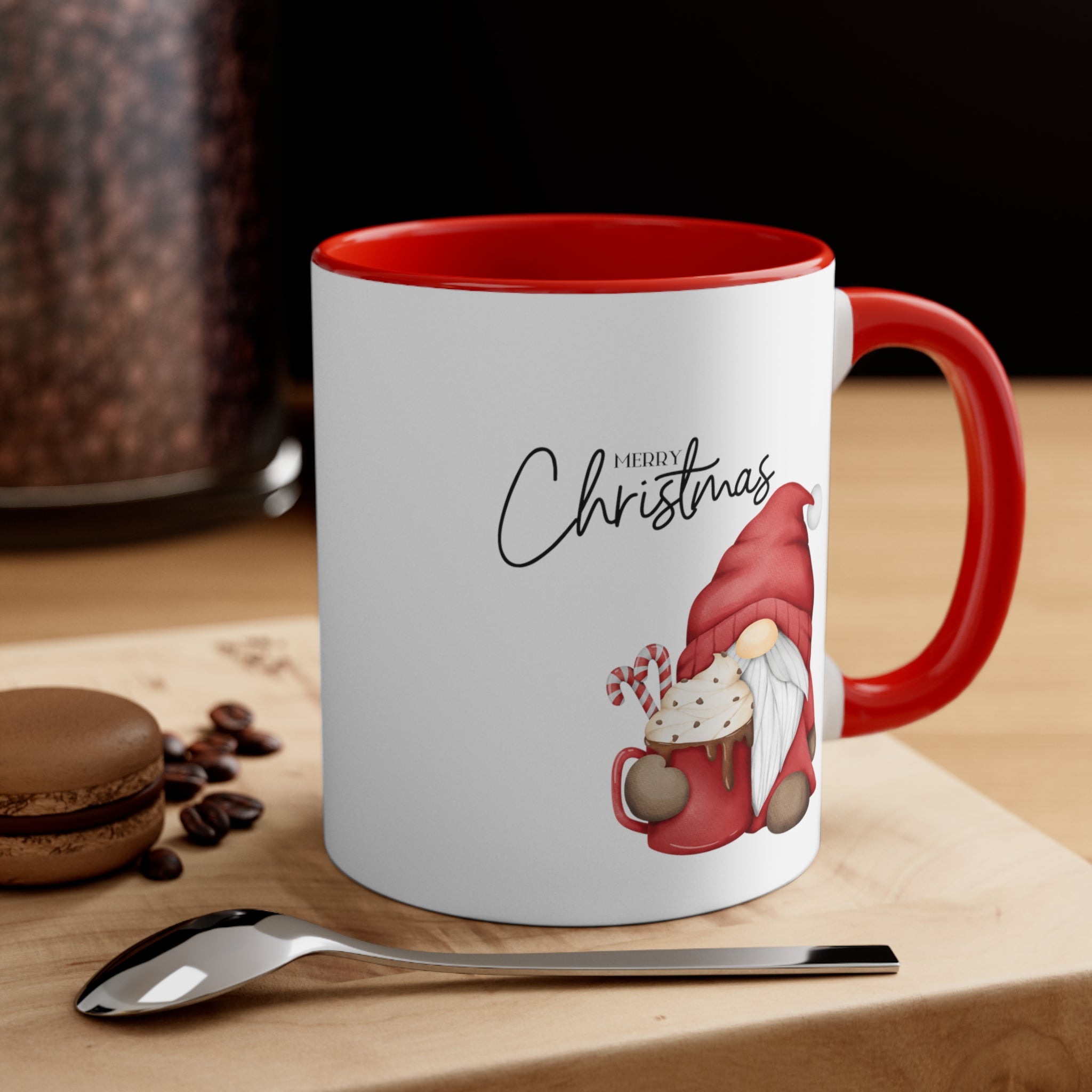 Merry Christmas Holiday Coffee Mug  Ceramic Mug, 11oz Multi Colors