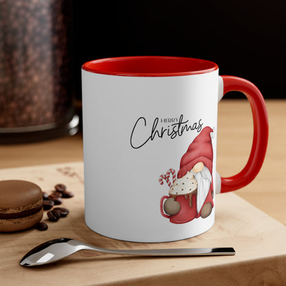 Merry Christmas Holiday Coffee Mug  Ceramic Mug, 11oz Multi Colors