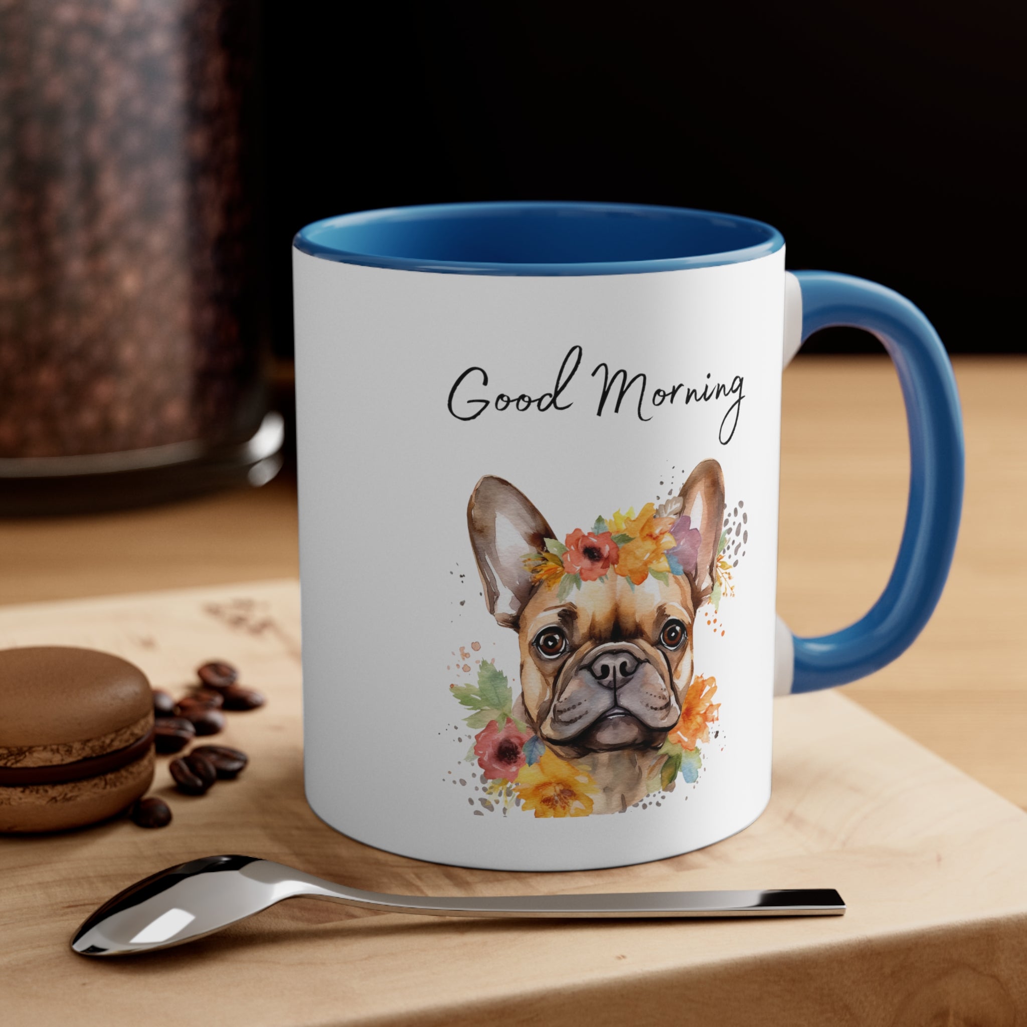 Custom Pug Coffee Mug, 11oz Multi Colors Classic Style Dog Lover Gifts Special Dog Gifts Holiday Gifts Printify