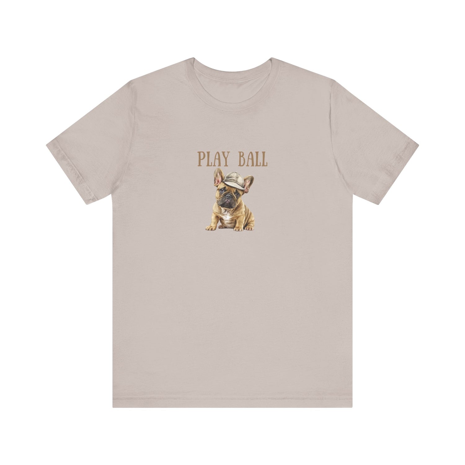 Play Ball with Frenchie Dog on Comfy Bella+Canvas Style Tshirt Dog lover, french bulldog, pet owner gifts for her gifts for him
