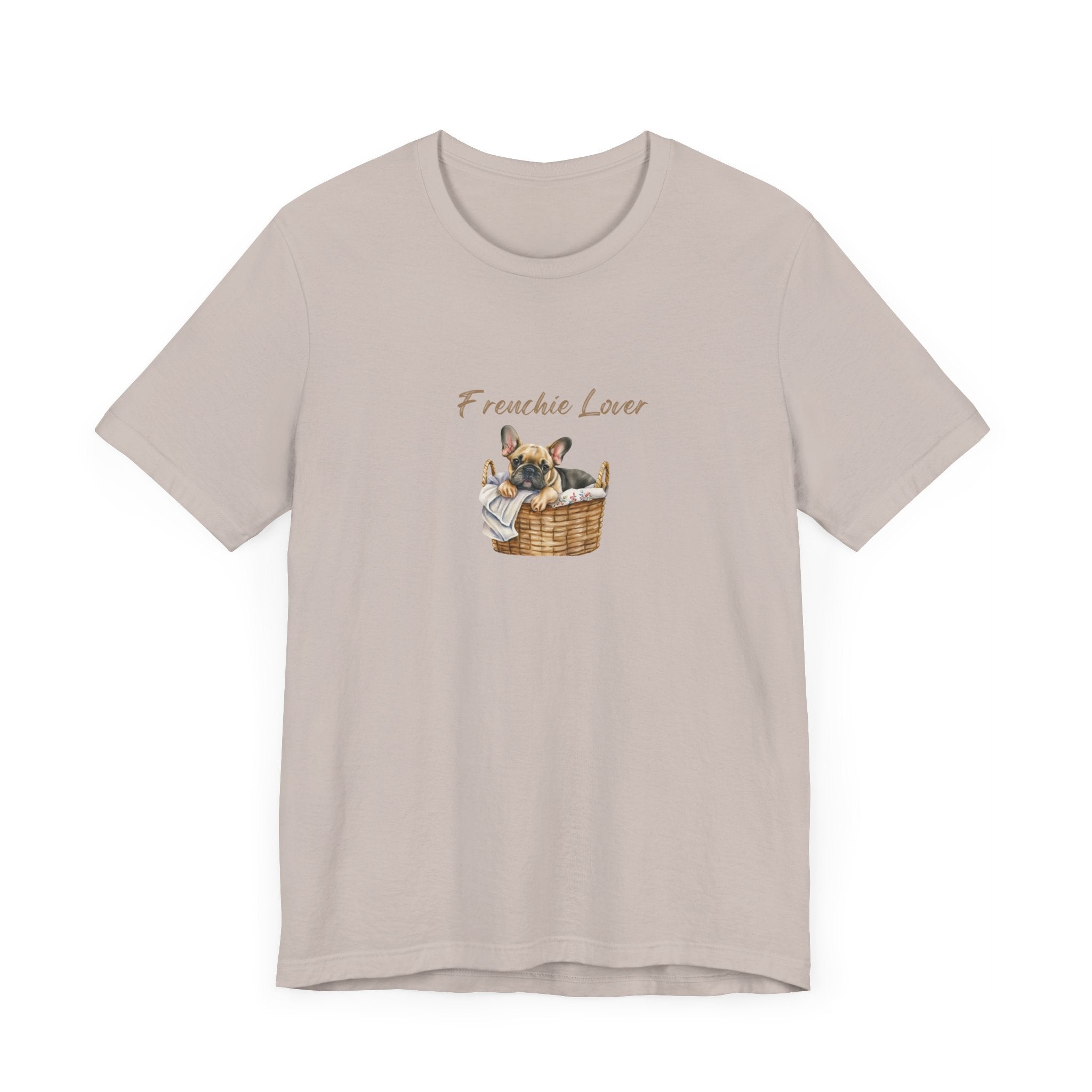 Frenchie Lover Womens Tshirt  Comfy Bella+Canvas Style Gift for Her, Dog Mom Gift, Dog Lover Fun Dog Shirt